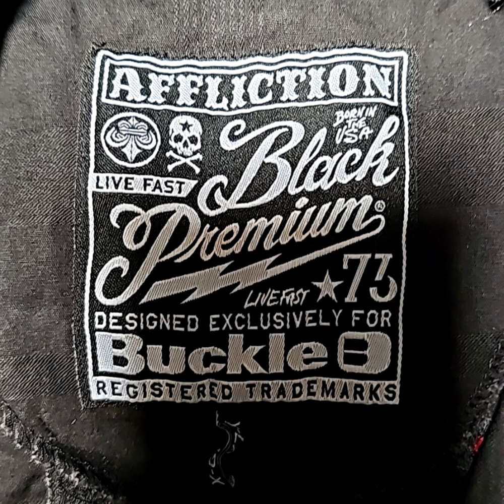 Affliction Black Premium Casual Shirt